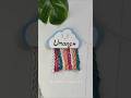 DIY Name Cloud Fridge Magnet | Unique Customized Gift Idea | Personalized Handmade Magnet #shorts