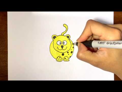 Coloring pages for Leopard. How to color a Leopard| Art videos for Kids