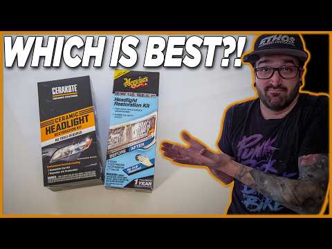 I Bought The "Best" Headlight Restoration Kits To Try | Cerakote VS Meguiar's