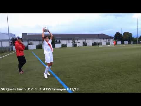 08.09.2019 Testspiel SG Quelle Fürth U12 - ATSV Erlangen U12/13 (2:3) - Highlights - HD