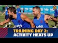 Work continues in second day of training