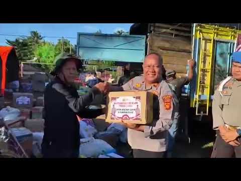 Bantuan untuk Korban Bencana dari Polda Jambi Tiba di Sumbar