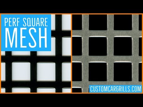 Perforated Square Universal Aluminum Grill Mesh - by customcargrills.com