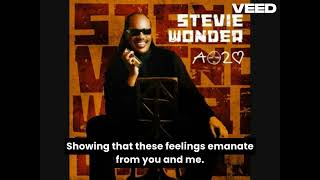 STEVIE WONDER - LOVE LIGHT IN FLIGHT Lyrics 4min LN