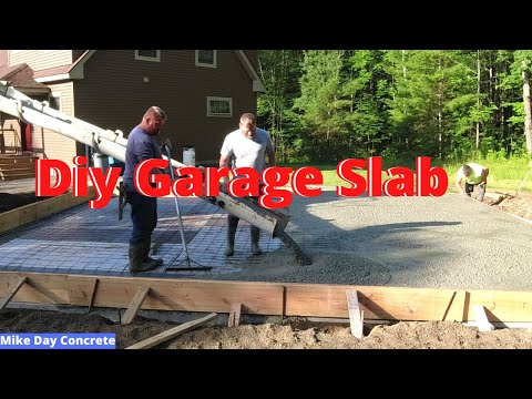 Diy Garage Slab (How To Pour A Concrete Slab)