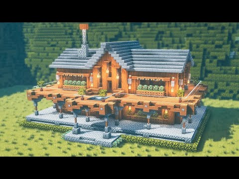 Minecraft Großes Haus bauen Tutorial 1.19 - Großes Haus bauen in Minecraft Survival Tutorial