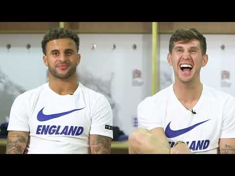 john stones and kyle walker being iconic for 5 minutes straight