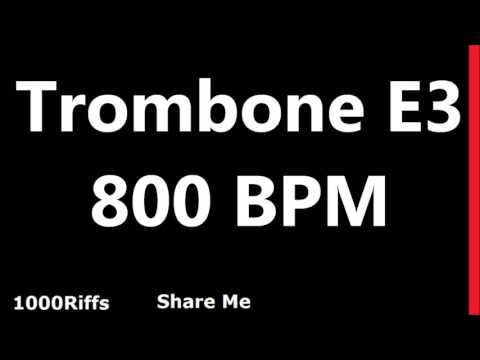 Trombone Metronome E3 : 800 BPM : Beats Per Minute