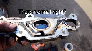 2001 Honda Insight EGR and plate clean