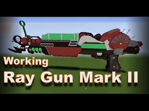 Working Ray Gun Mark 2 NO MODS Minecraft Project