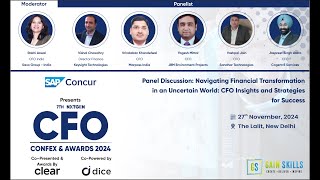 Panel 01: Navigating Financial Transformation in an Uncertain World: CFO Insight