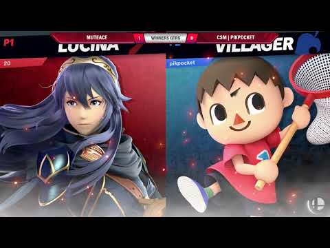 VS Weekly 6/13/19 - Winners Qtrs - MuteAce (Palutena/Lucina) vs CSM | PikPocket (Villager) - SSBU
