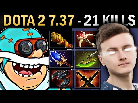 Gyrocopter Gameplay Miracle with 21 Kills and SNY - Kez Dota 2