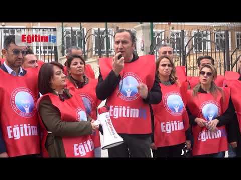 Eğitim - İş Genel Başkanı Kadem Özbay - Ankara Mamak Akdere Anadolu Lisesi Önü Basın Açıklaması | EĞİTİM İŞ