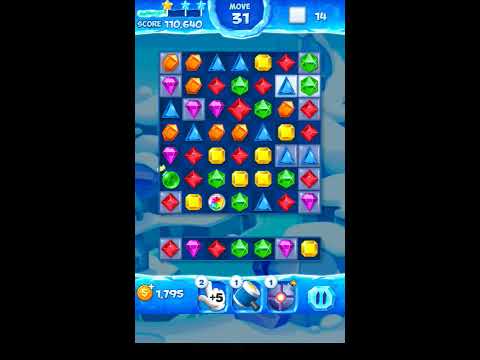 Jewel Pop Mania:Match 3 Puzzle Level 95 ( Jewel Ice Episode ) - Walkthrough ( No Booster )