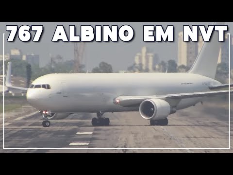 POUSO DO BOEING 767 ALBINO EM NAVEGANTES - SANTA CATARINA