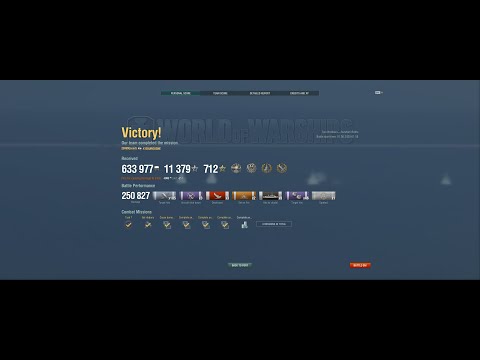 [WoWS] Bourgogne double strike drive-by