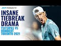 INSANE TIEBREAK DRAMA ? Stefanos Tsitsipas vs Ugo Humbert in Toronto!