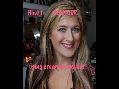 3 minute Thursday-How I contour with cream & powder