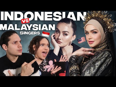 INDONESIAN Singers vs MALAYSIAN Singers | Latinos react to Indonesian & Malaysian Singers LIVE