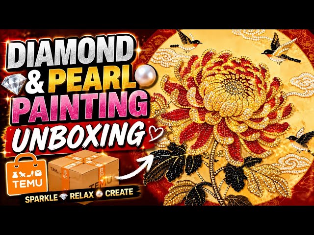 Vídeo relacionado con Pzuryhg 3D Pearl Craft Kit - DIY Diamond Art Painting Set, Sparkling Embellishment Supplies with Organized Storage Function, Ideal for Adult Enthusiasts Wall Display Indoor Home Classroom Activity