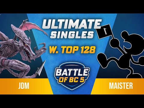 JDM (Ridley) vs Maister (Mr. Game & Watch) - Ultimate Singles Winners Top 128 - Battle of BC 5