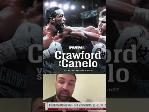 Is Terence Crawford vs. Canelo Alvarez still the super fight? 🤔