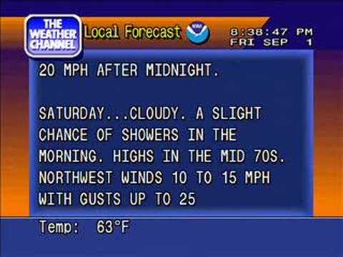 WeatherSTAR 4000 Emulator - Sep. 1, 2006