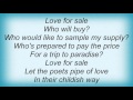 Lisa Ekdahl - Love For Sale Lyrics