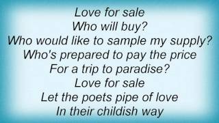 Lisa Ekdahl - Love For Sale Lyrics
