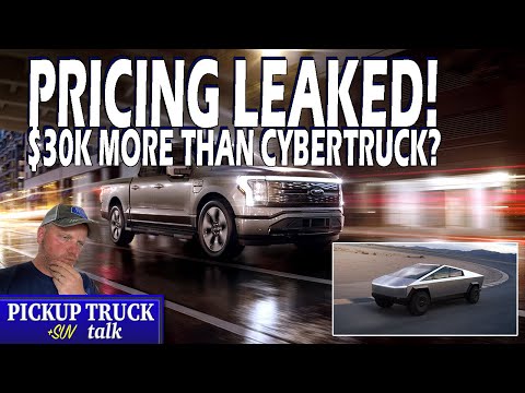 Ford F-150 Lightning Pricing Leaked, Tesla Cybertruck Comparison