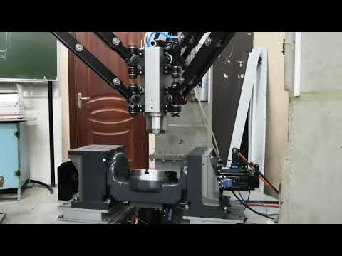 Первый пуск российского 5-ти осевого станка с параллельной кинематикой