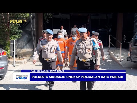 POLRESTA SIDOARJO UNGKAP PENJUALAN DATA PRIBADI
