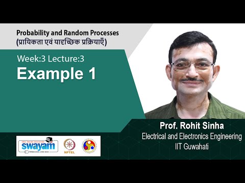 Probability and Random Processes प्रायिकता एवं यादृच्छिक प्रक्रियाएँ Introductory Video