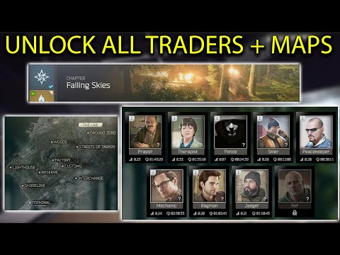 HOW to get ALL Traders and Maps in Tarkov 1.0 - Tarkov 1.0