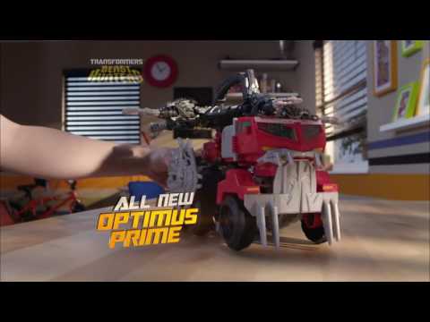 Transformers Prime Beast Hunters - Beast Hunter Optimus Prime and Beast Fire Predaking commercial