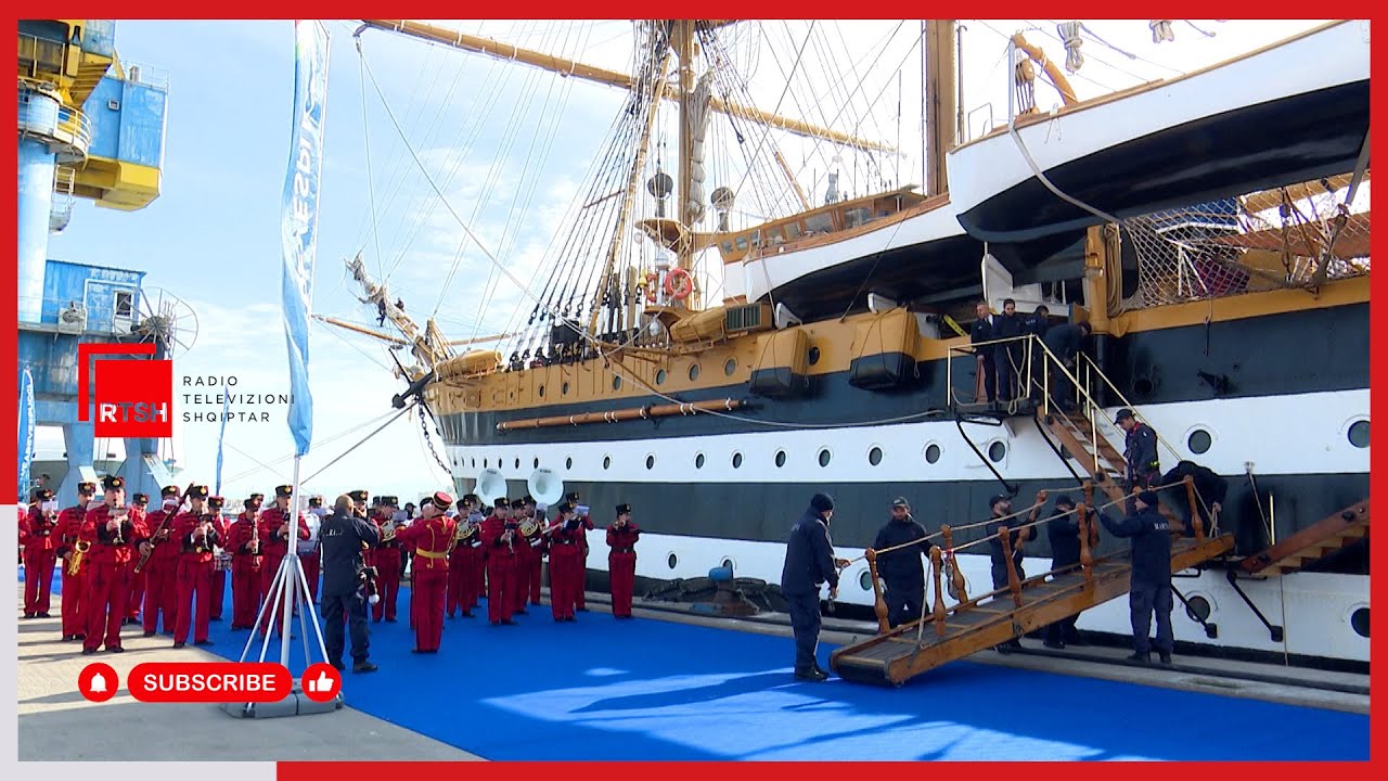 “Amerigo Vespucci” në Durrës, veliera legjendë e Marinës Italiane hapet për publikun