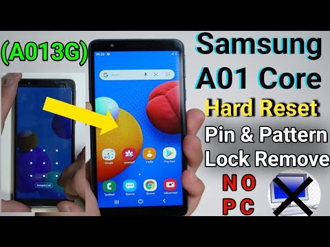 Samsung Galaxy A01 Core Hard Reset | How To Unlock Samsung Galaxy A01 Core (SM-A013g)