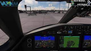 Download lagu [MSFS] Approaching ✈ LPPT (Lisbon) | Asobo C700 Longitude Olympic Air (Executive division) mp3