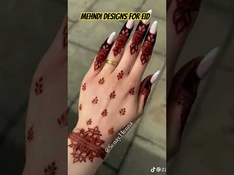 Simple Mehndi designs For Eid ♥️ #mehndistyle #mehndi #like
