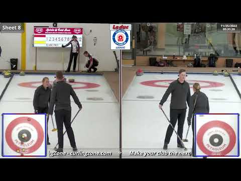 Papley/van Amsterdam vs. Fellman/Kovalchuk - Draw 1 - Curling Stadium Alberta Curling Series Doubles