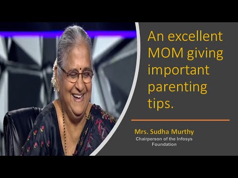 An excellent mother giving important parenting tips