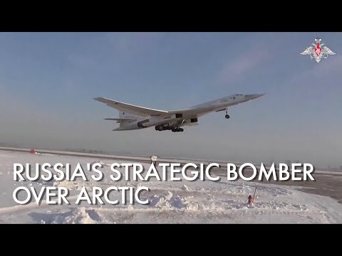 Russian DM releases video of TU-160 strategic bombers conducted routine flight over Arctic