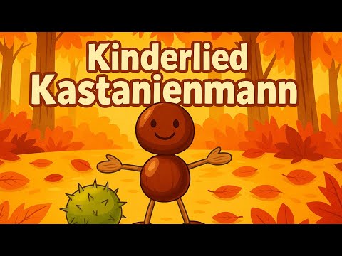 Kinderlied "Kastanienmann"🎶| Kinderlieder zum Mitsingen🎤Herbstlied für Kinder🍂​🍁deutsch | neu ✨