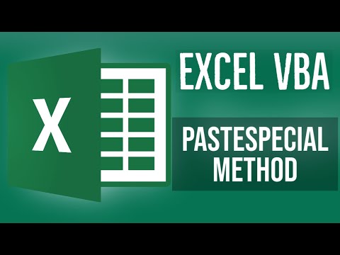 Excel VBA Tutorial for Beginners 11 Excel VBA PasteSpecial Method