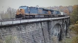 preview picture of video 'CSX Train in Elkridge, MD'