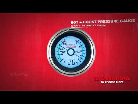 REDARC's Range of 52mm LCD LED Gauges