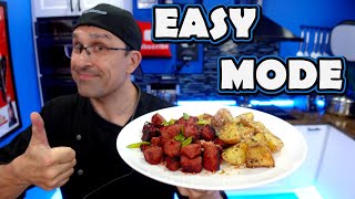 Making Perfect Steak Tips and Potatoes in the Ninja Crispi Air Fryer!