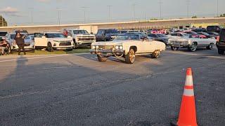 Westside Donks leaving streetwhipz Car Show 2025 #donks #automobile #burnout #atlanta