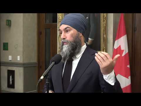 Jagmeet Singh calling for an emergency session of Parliament to combat U.S. tariffs